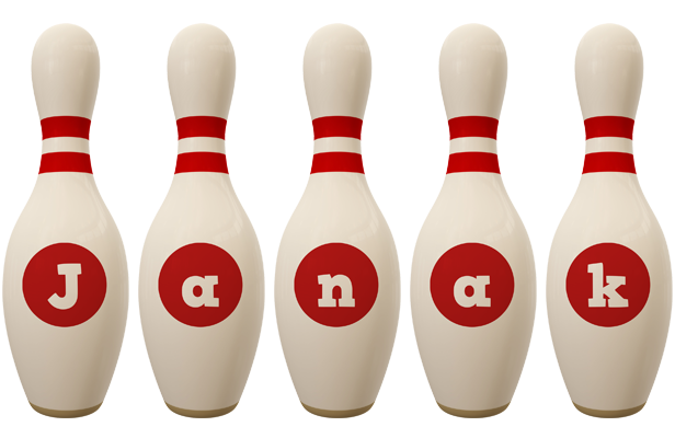 Janak bowling-pin logo