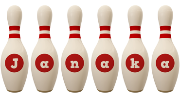 Janaka bowling-pin logo