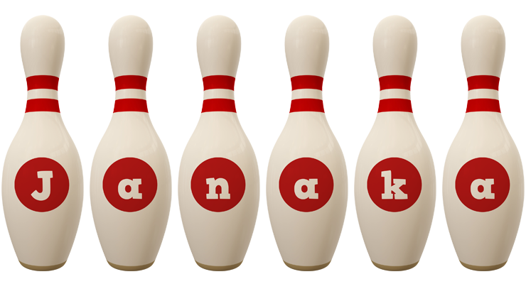 Janaka bowling-pin logo