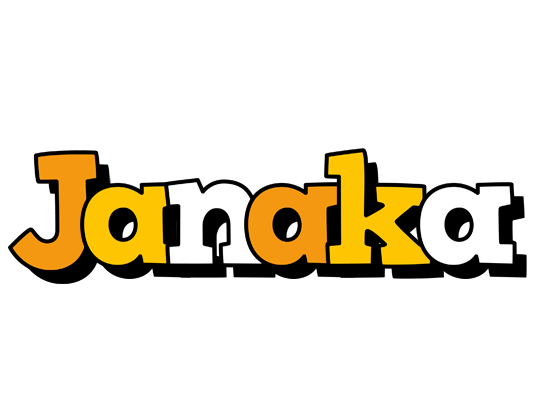 Janaka cartoon logo