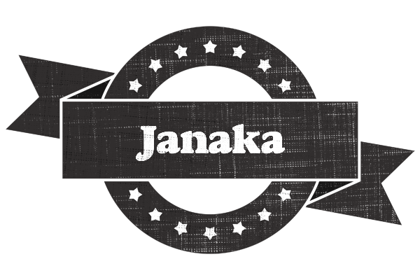 Janaka grunge logo