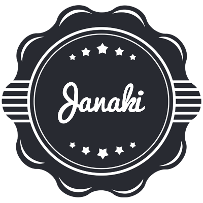 Janaki badge logo