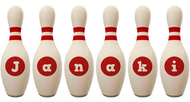 Janaki bowling-pin logo
