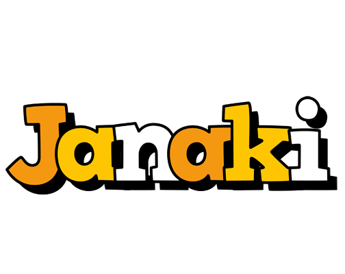Janaki cartoon logo