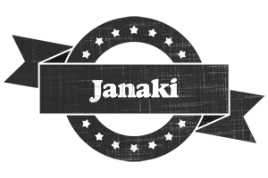 Janaki grunge logo