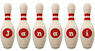 Janani bowling-pin logo