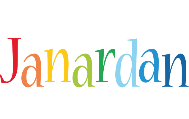 Janardan birthday logo