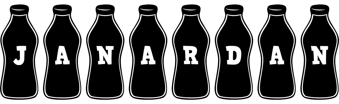 Janardan bottle logo