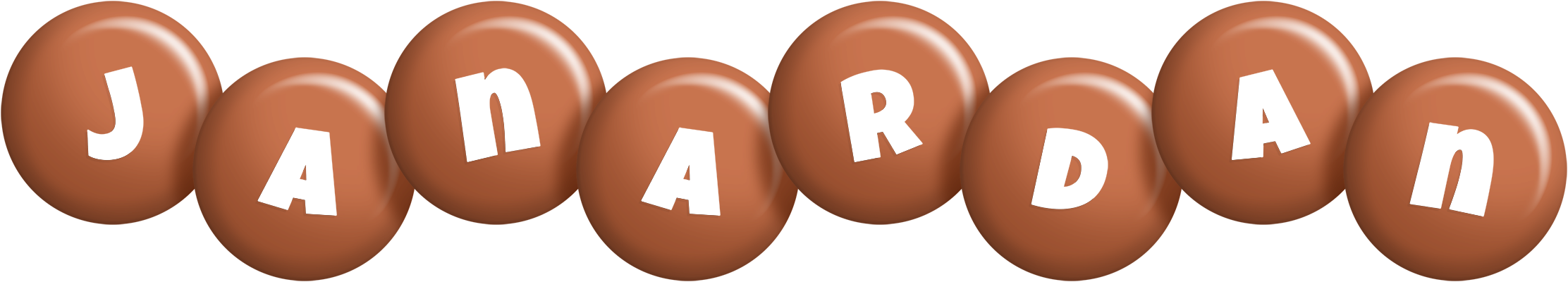Janardan candy-brown logo