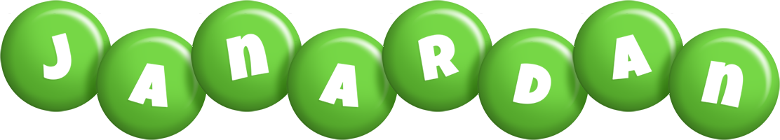 Janardan candy-green logo