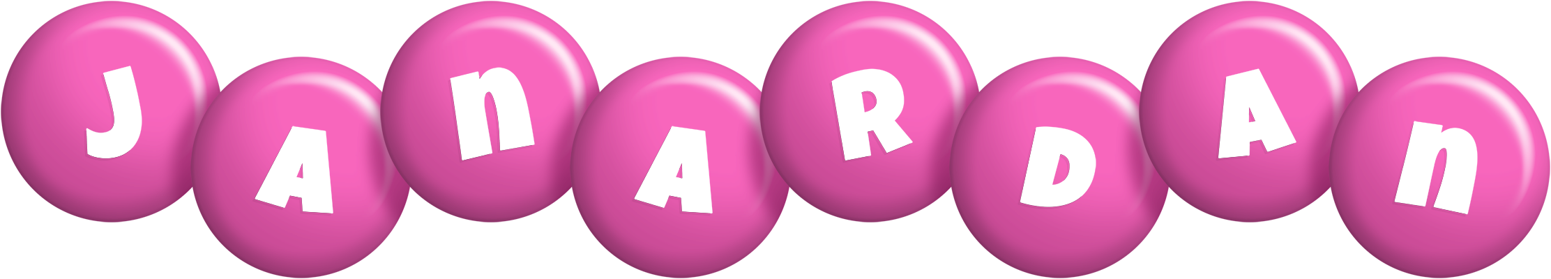 Janardan candy-pink logo