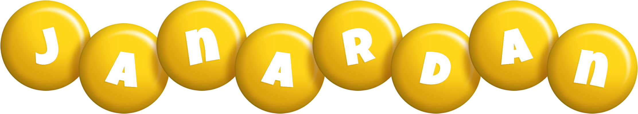 Janardan candy-yellow logo
