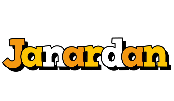 Janardan cartoon logo