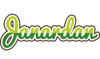 Janardan golfing logo