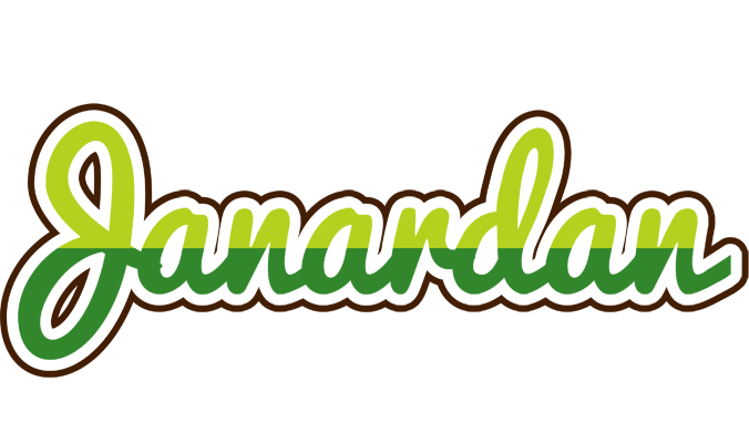 Janardan golfing logo