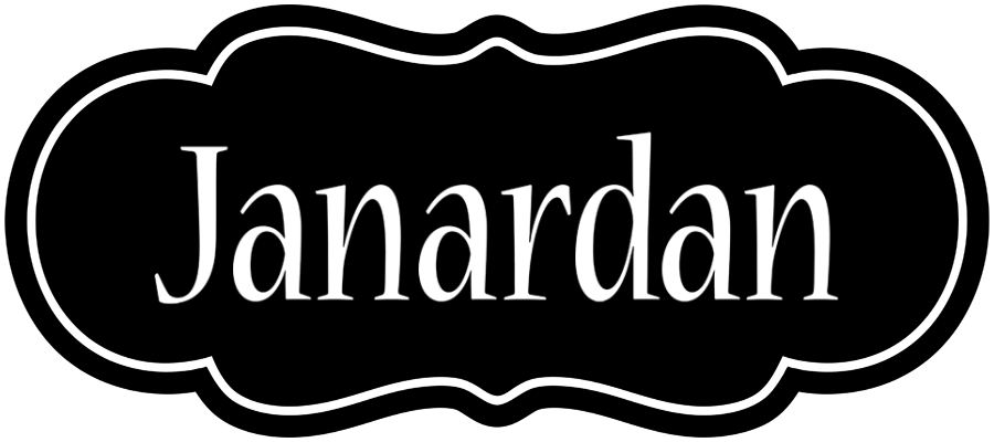 Janardan welcome logo
