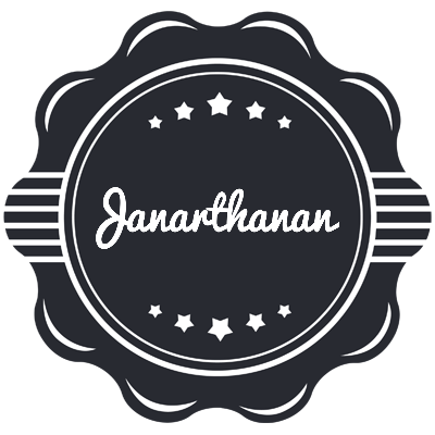 Janarthanan badge logo