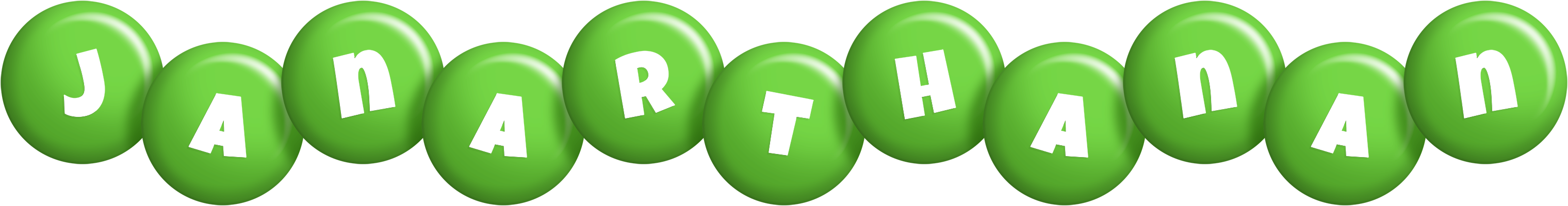 Janarthanan candy-green logo