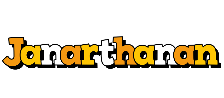 Janarthanan cartoon logo
