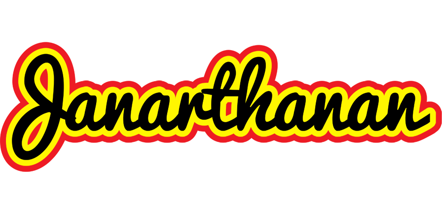 Janarthanan flaming logo
