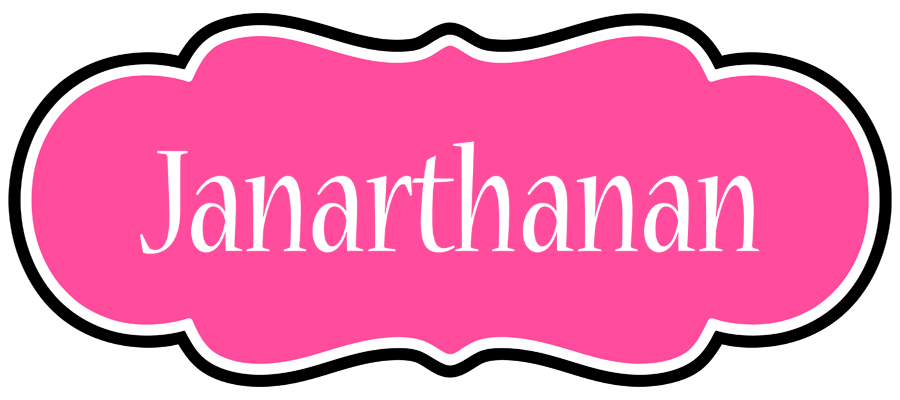 Janarthanan invitation logo