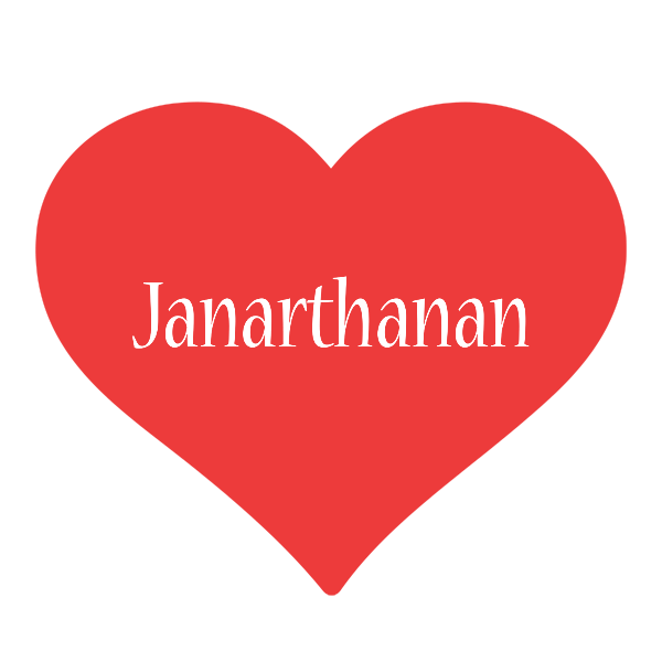 Janarthanan love logo