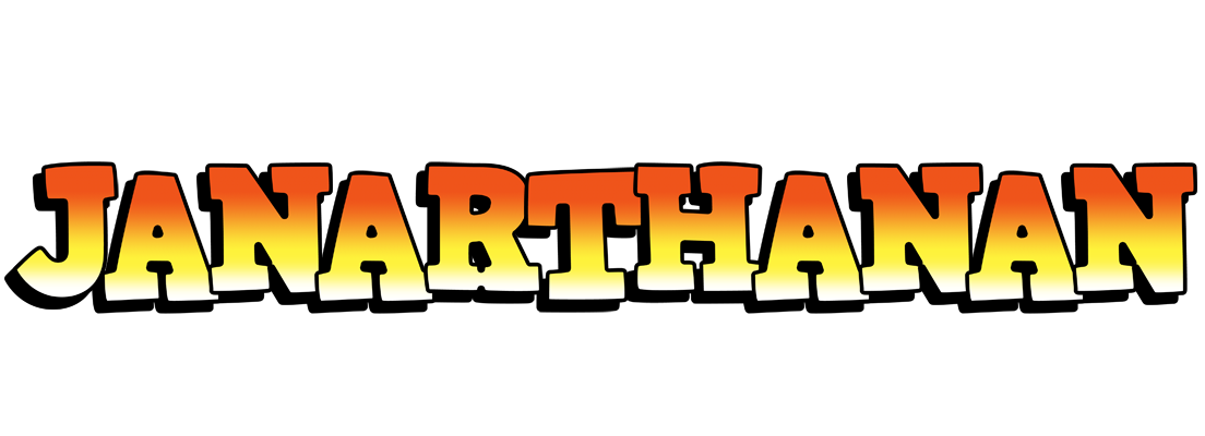 Janarthanan sunset logo