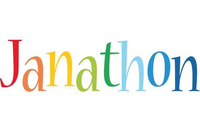Janathon birthday logo