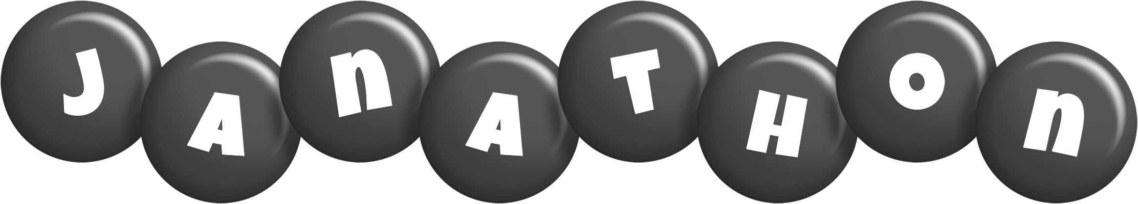 Janathon candy-black logo