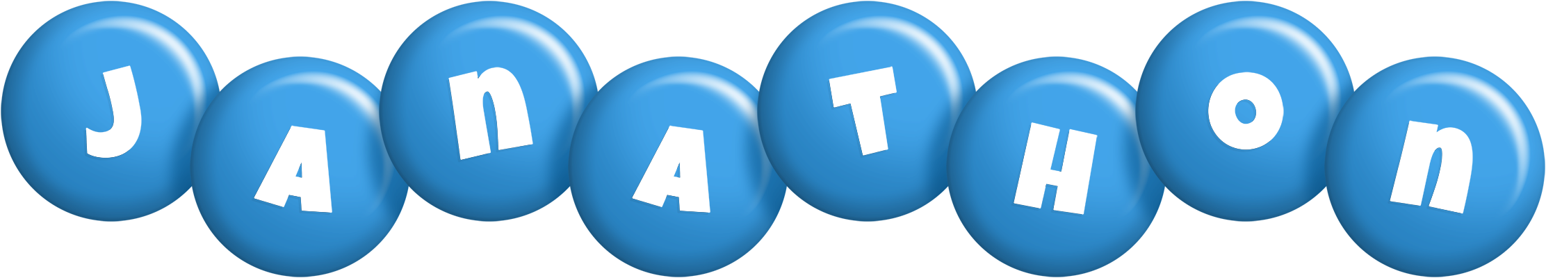 Janathon candy-blue logo