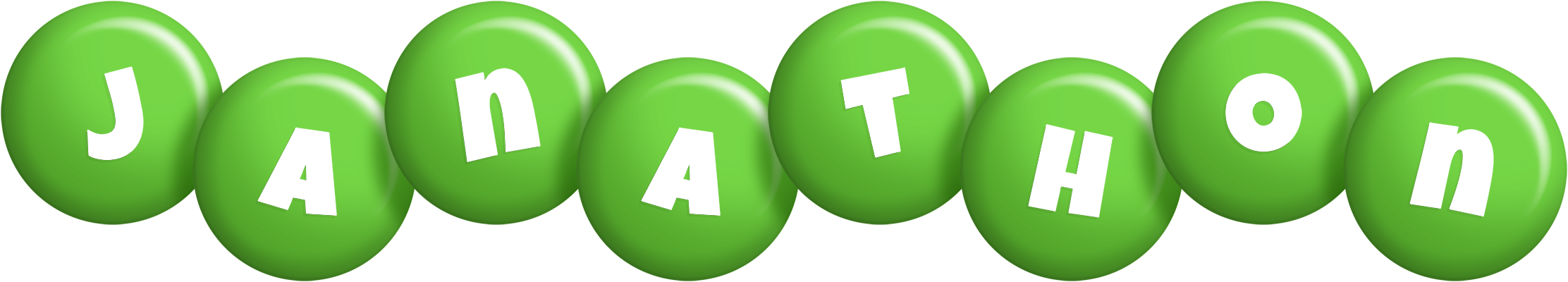 Janathon candy-green logo