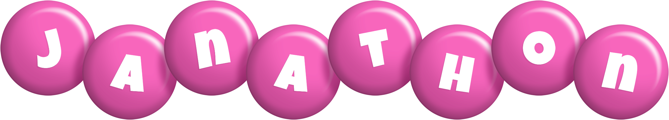 Janathon candy-pink logo