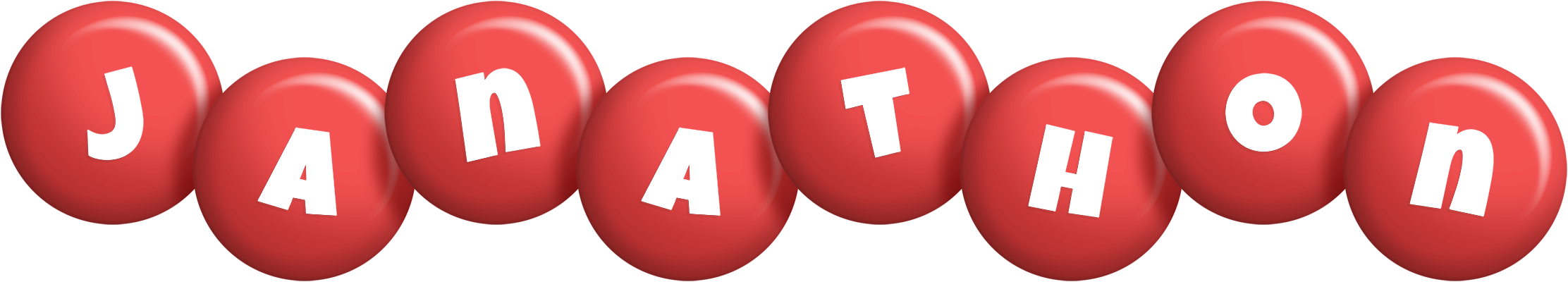 Janathon candy-red logo