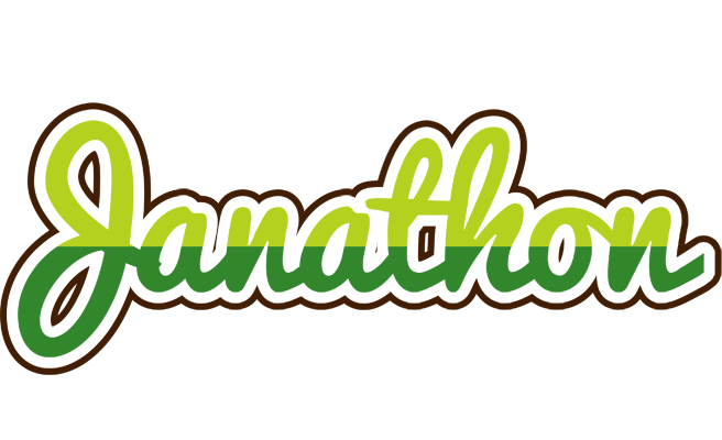 Janathon golfing logo
