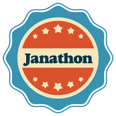Janathon labels logo