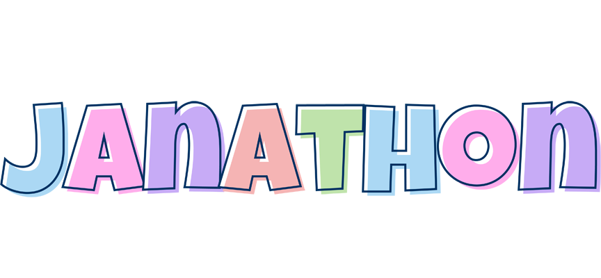 Janathon pastel logo