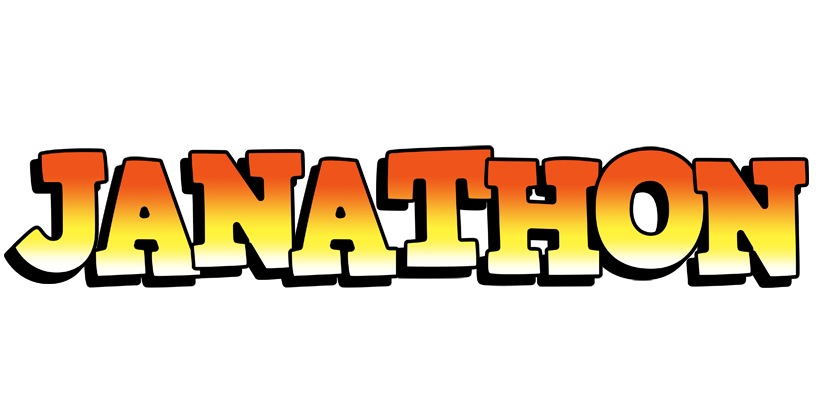 Janathon sunset logo