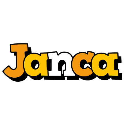 Janca cartoon logo