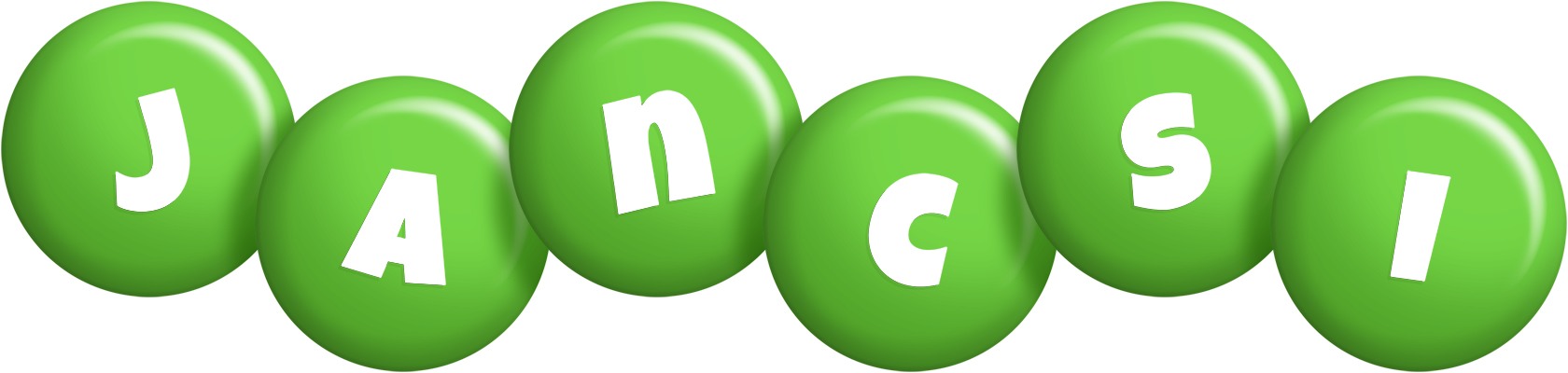 Jancsi candy-green logo