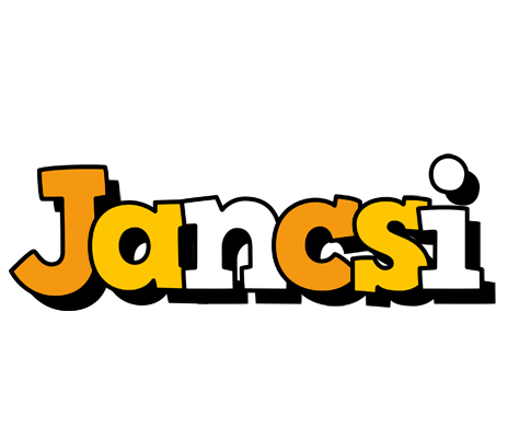 Jancsi cartoon logo