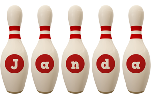Janda bowling-pin logo