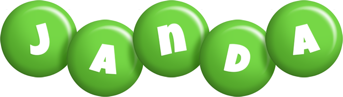 Janda candy-green logo