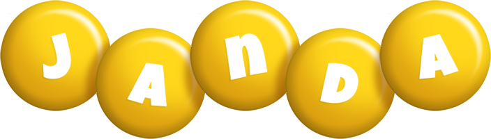 Janda candy-yellow logo