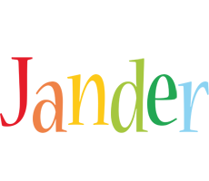 Jander birthday logo