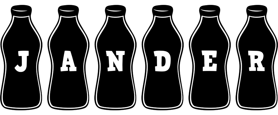Jander bottle logo
