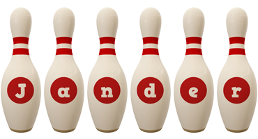 Jander bowling-pin logo