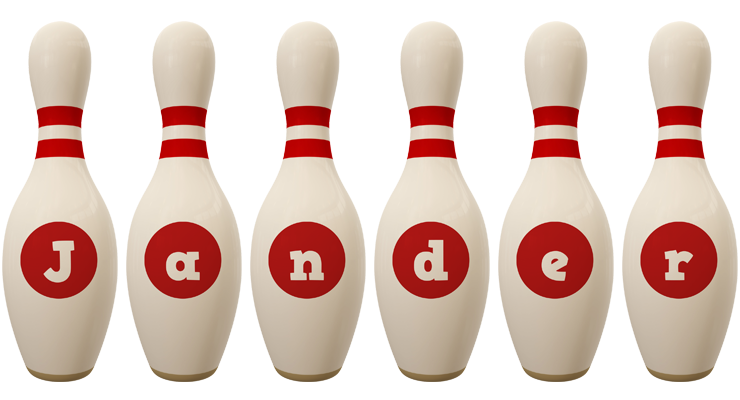 Jander bowling-pin logo