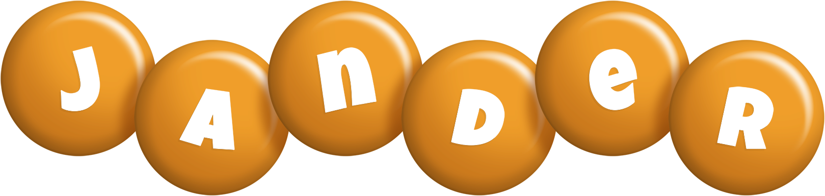 Jander candy-orange logo