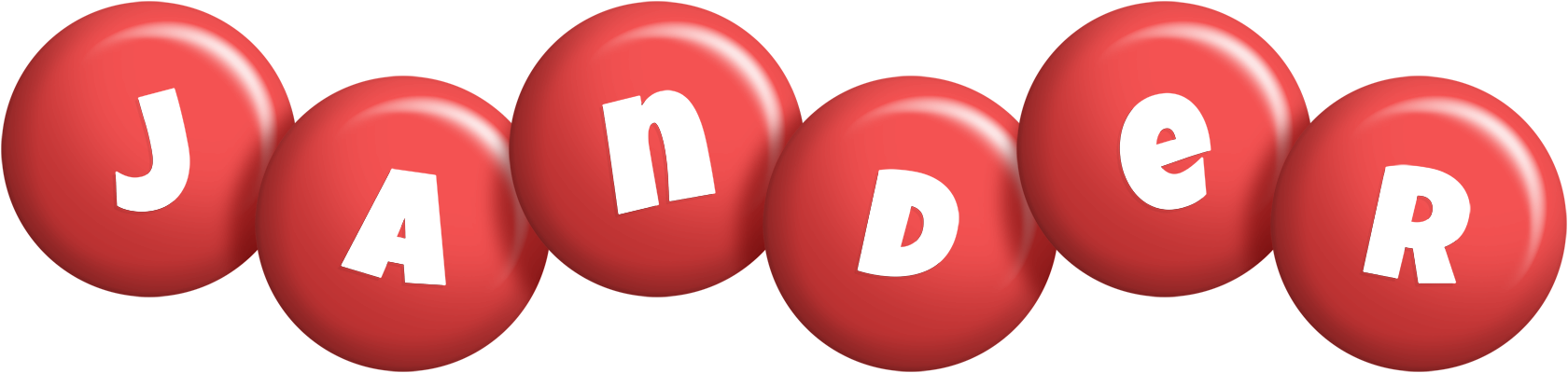 Jander candy-red logo