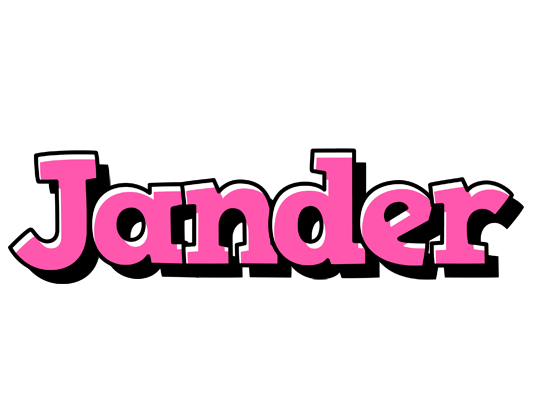 Jander girlish logo